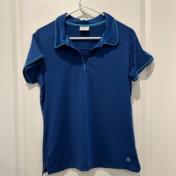 BirdeeSport Tops - BirdeeSport Women's Top Golf Shirt Sz S Blue